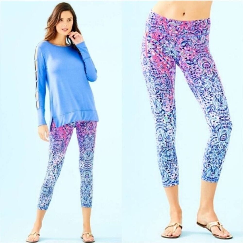 Lilly Pulitzer Weekender Luxletic UPF 50+ Leggings Size XS NWT
